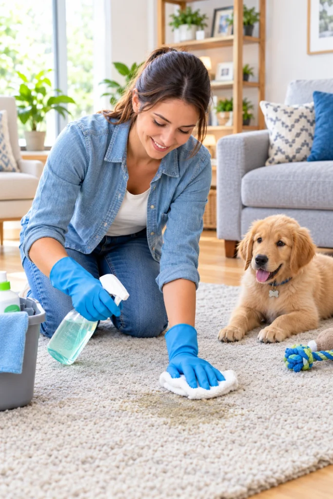 Clean Indoor Accidents Thoroughly