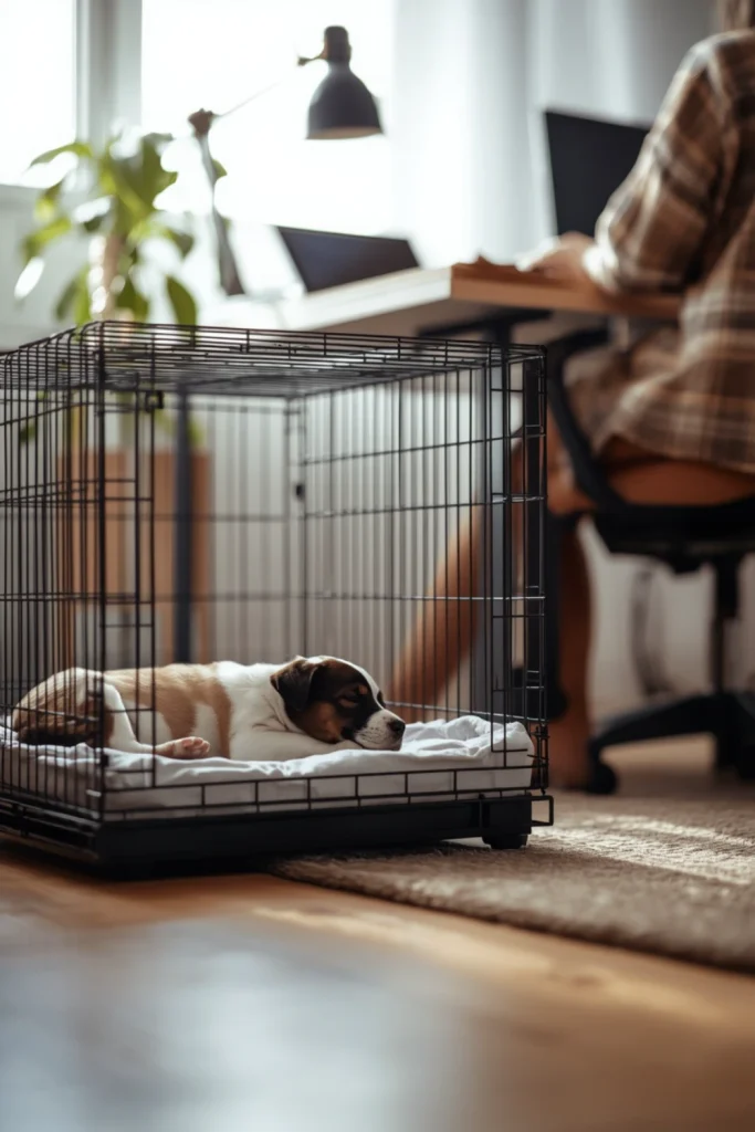 Give Your Puppy Calm Crate Time During the Day
