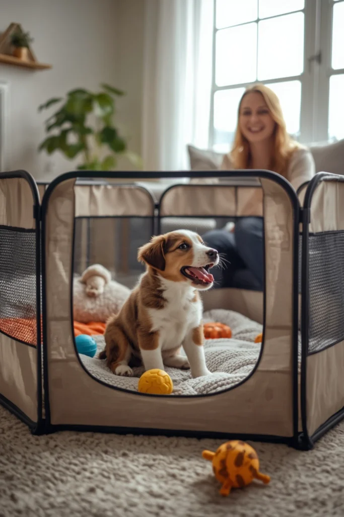 Supervise Your Puppy Indoors