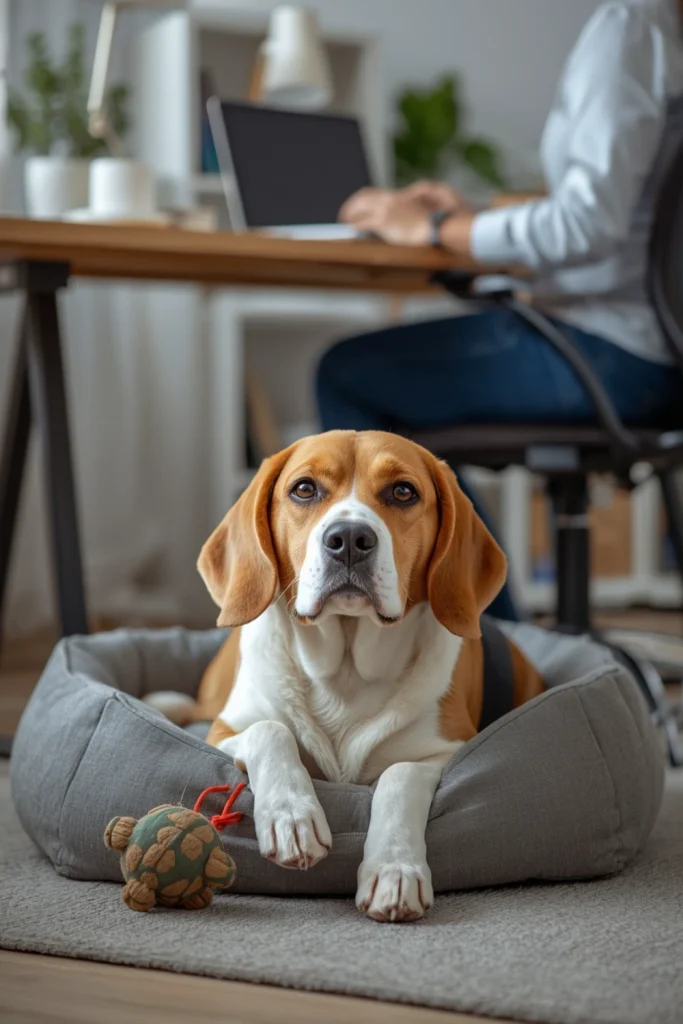 Teach Your Dog to Settle While You Work