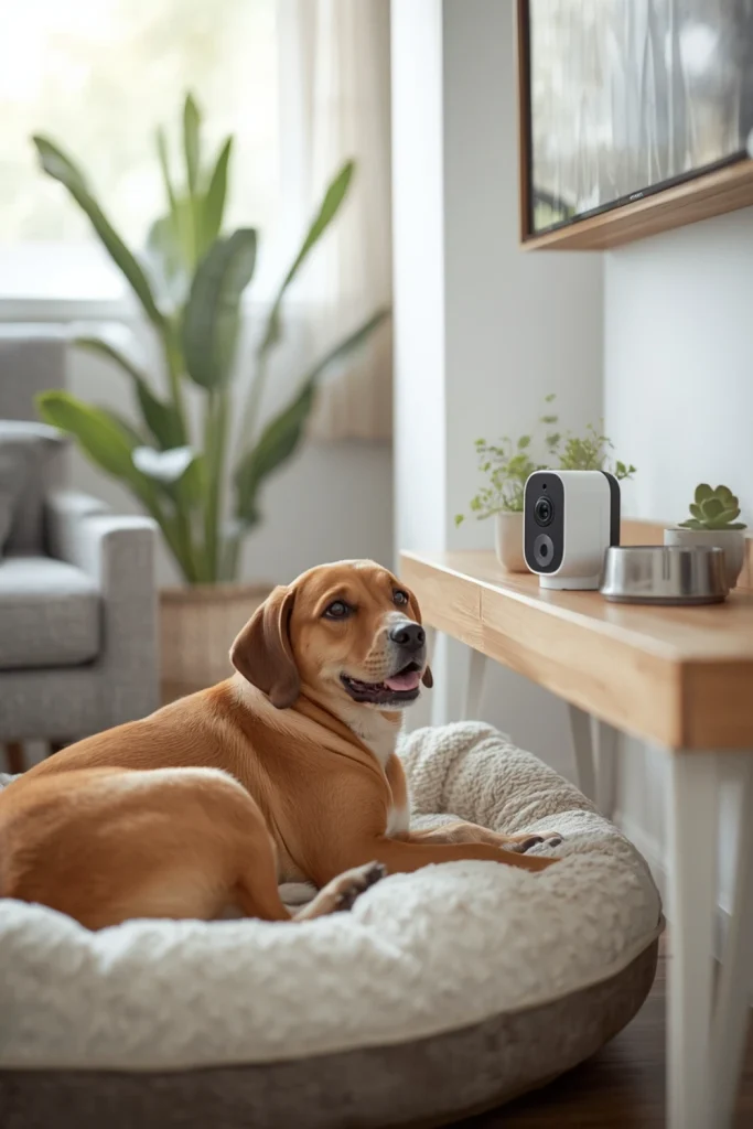 Use a Pet Camera to Check on Your Dog