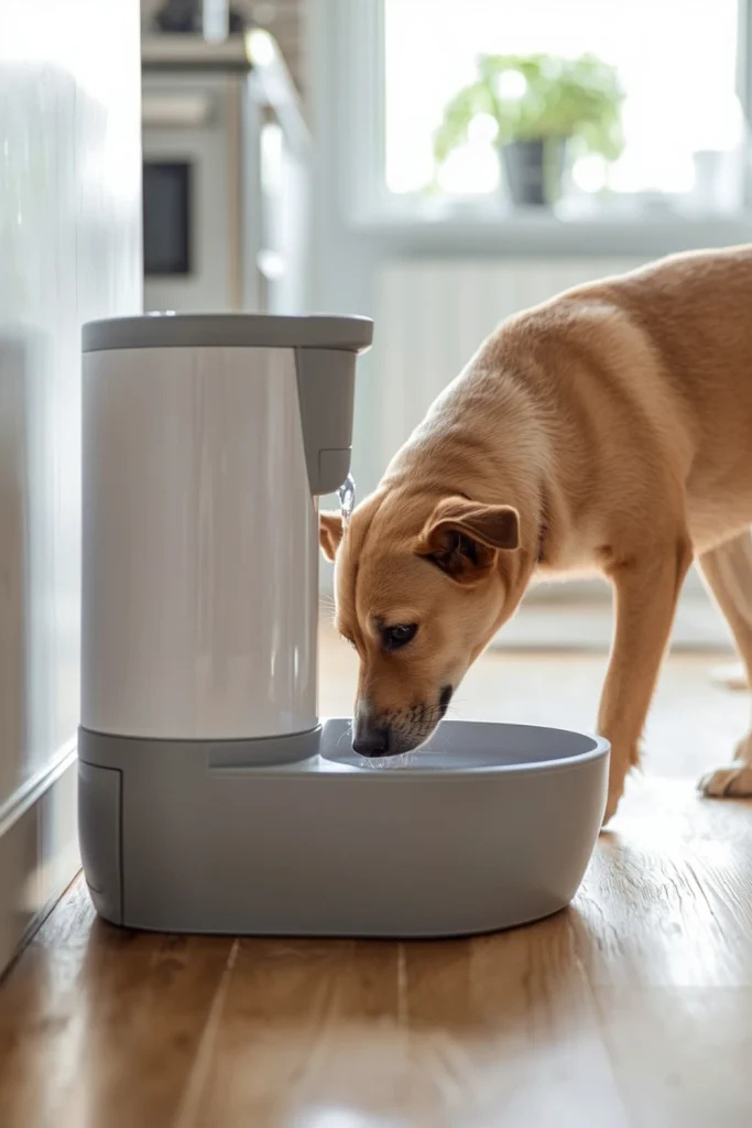 Use a Pet Water Fountain if Your Dog Prefers Moving Water