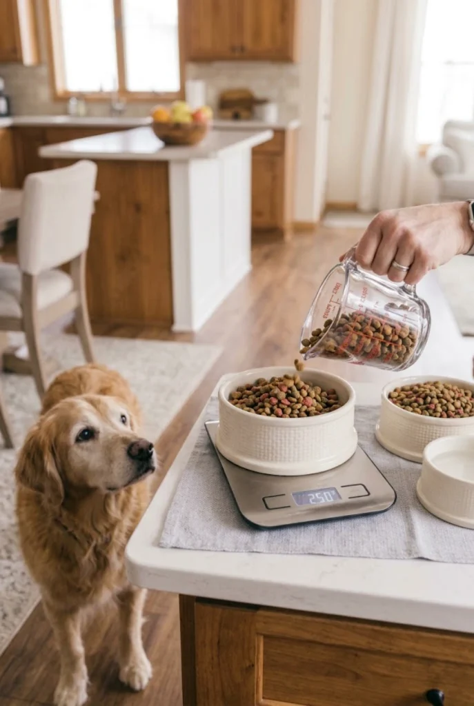 How Much Food Should You Give Your Dog at Each Meal?