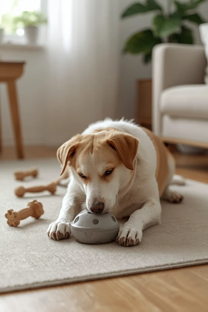 Provide Safe Toys and Food-Enrichment Activities