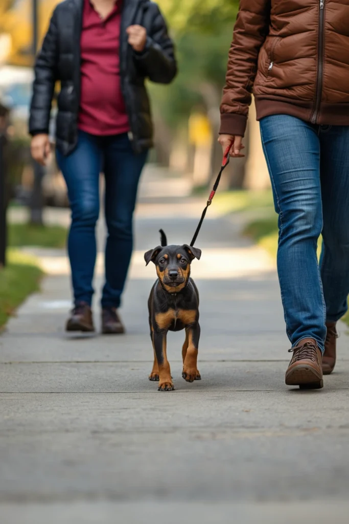 Teach Your Puppy to Walk Past People Calmly