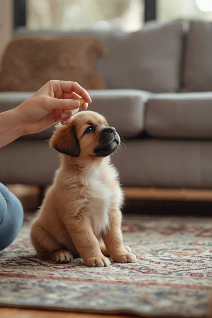 Teach the Sit Command
