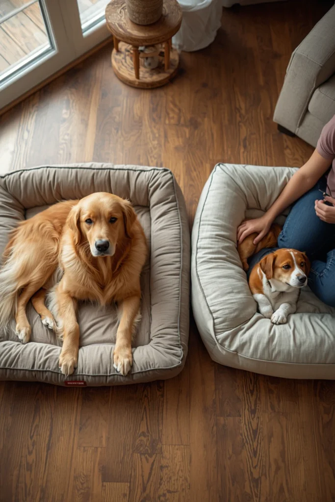 Train Both Dogs to Settle in Their Own Spaces
