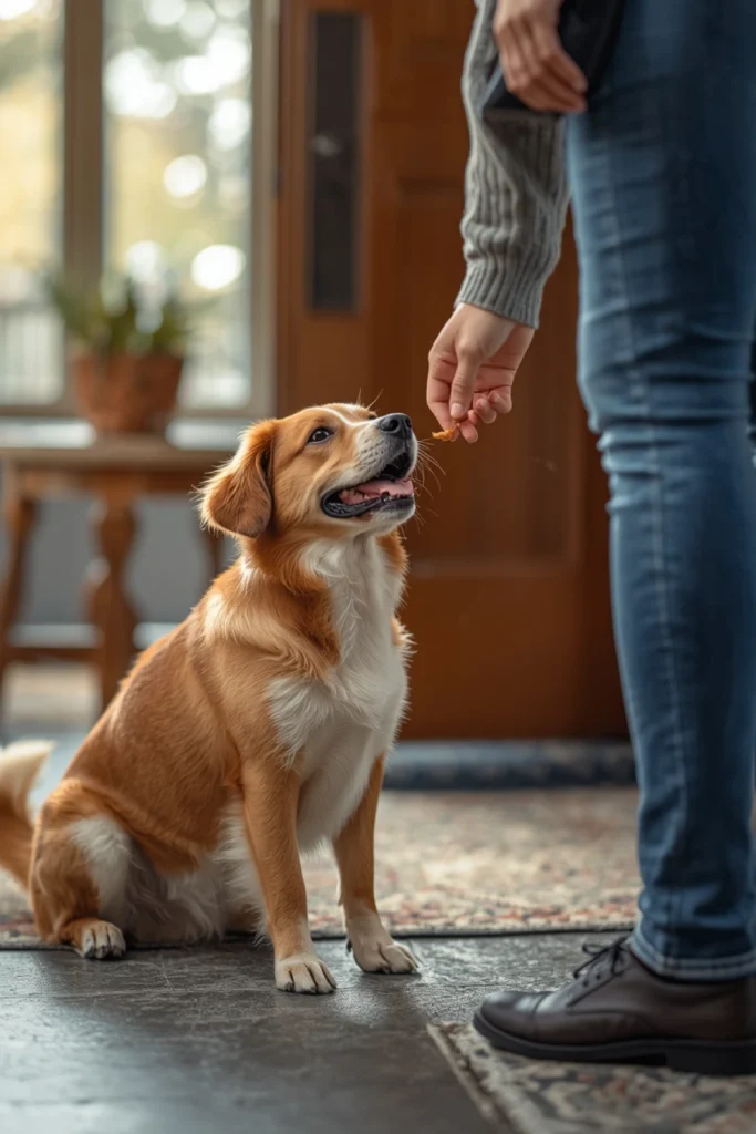 Use Treats to Encourage Good Greetings