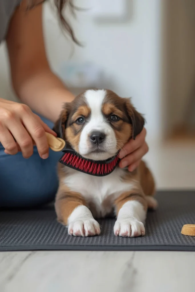 10 to 12 Weeks: Practice Gentle Handling and Grooming