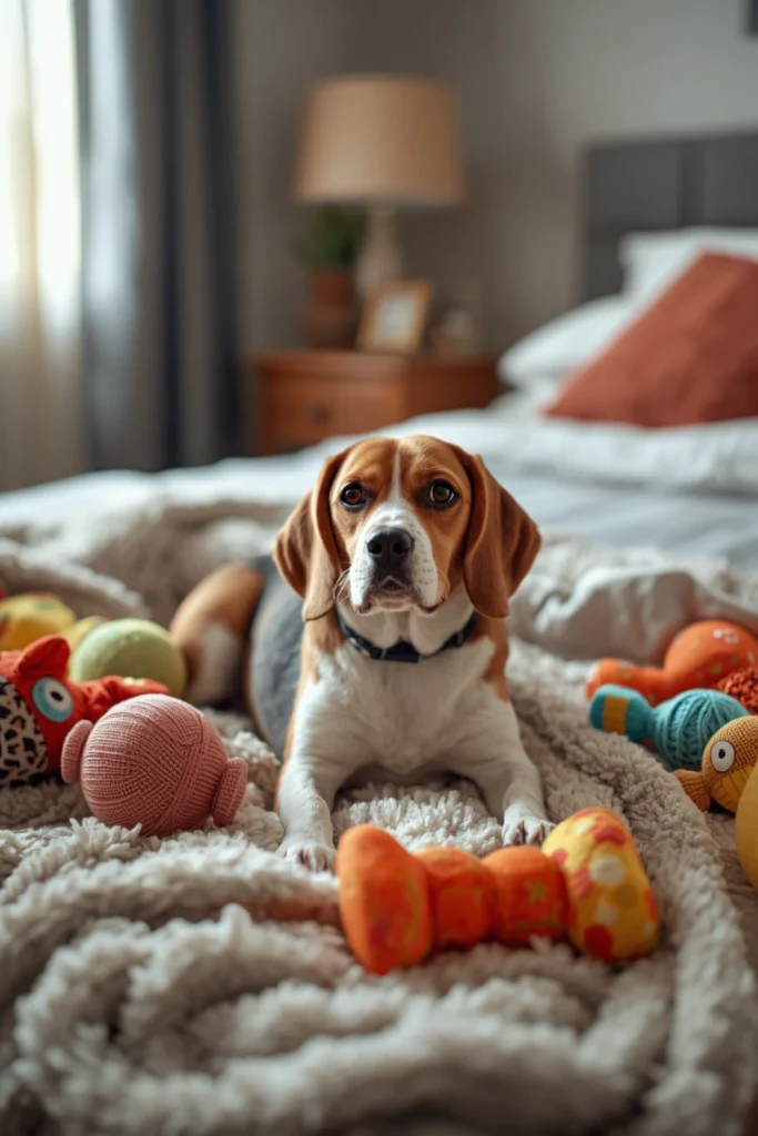 Bring Familiar Toys and Bedding