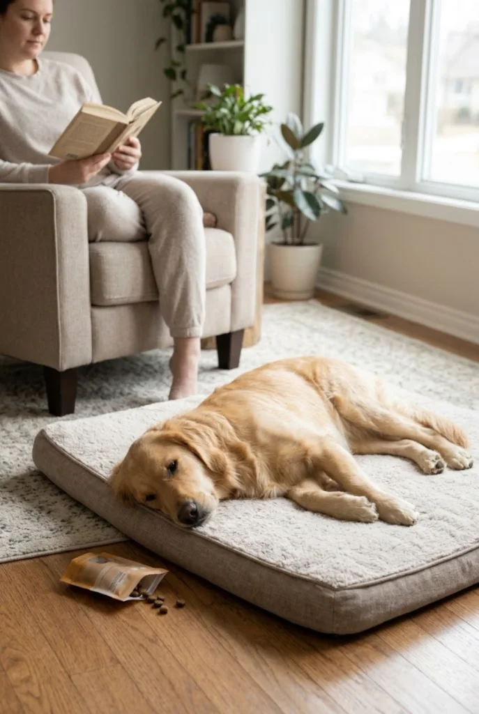 Teach Your Dog to Settle on a Bed or Mat
