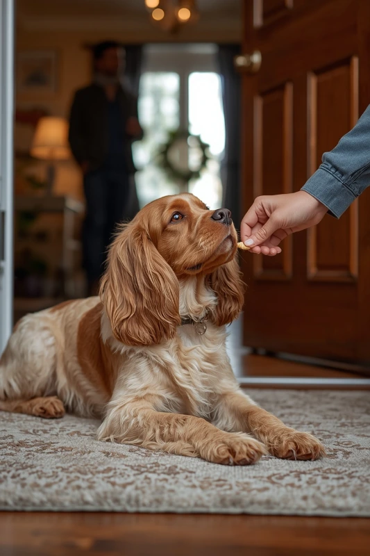 Train Your Dog to Stay on a Mat
