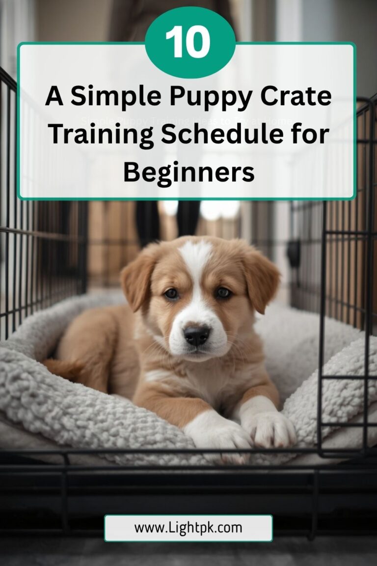 A Simple Puppy Crate Training Schedule for Beginners
