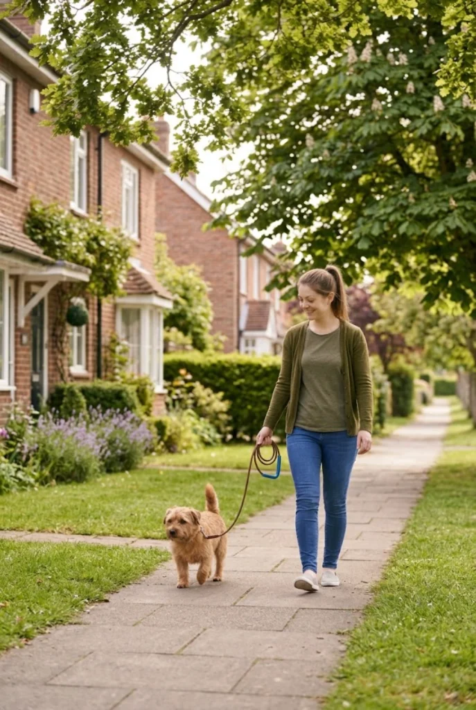 Improve Leash Walking on Quiet Streets