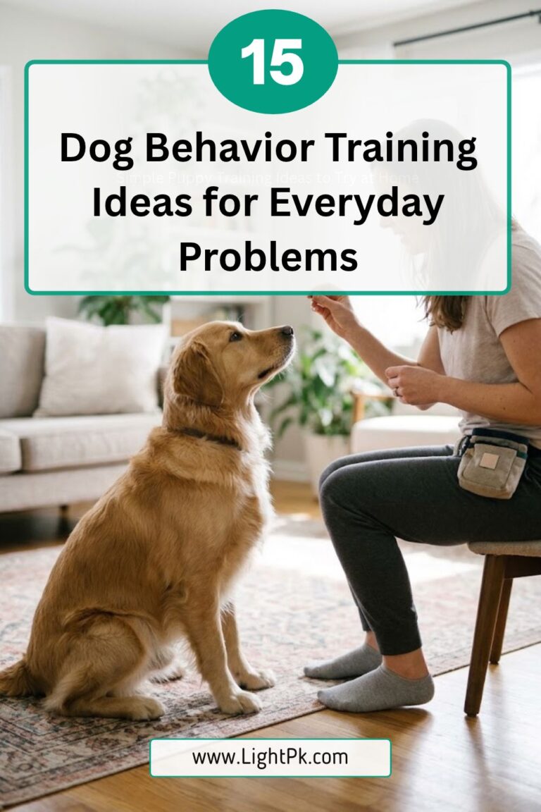 15 Dog Behavior Training Ideas for Everyday Problems