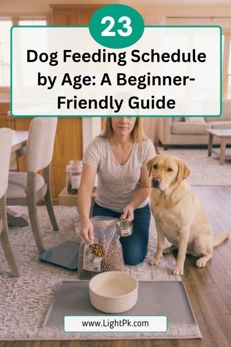 Dog Feeding Schedule by Age: A Beginner-Friendly Guide
