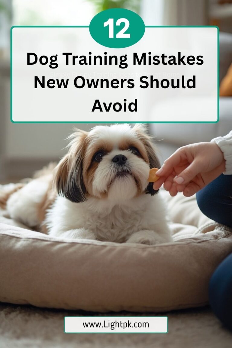 12 Dog Training Mistakes New Owners Should Avoid