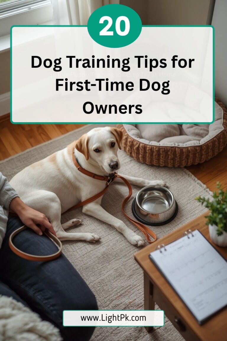 20 Dog Training Tips for First-Time Dog Owners