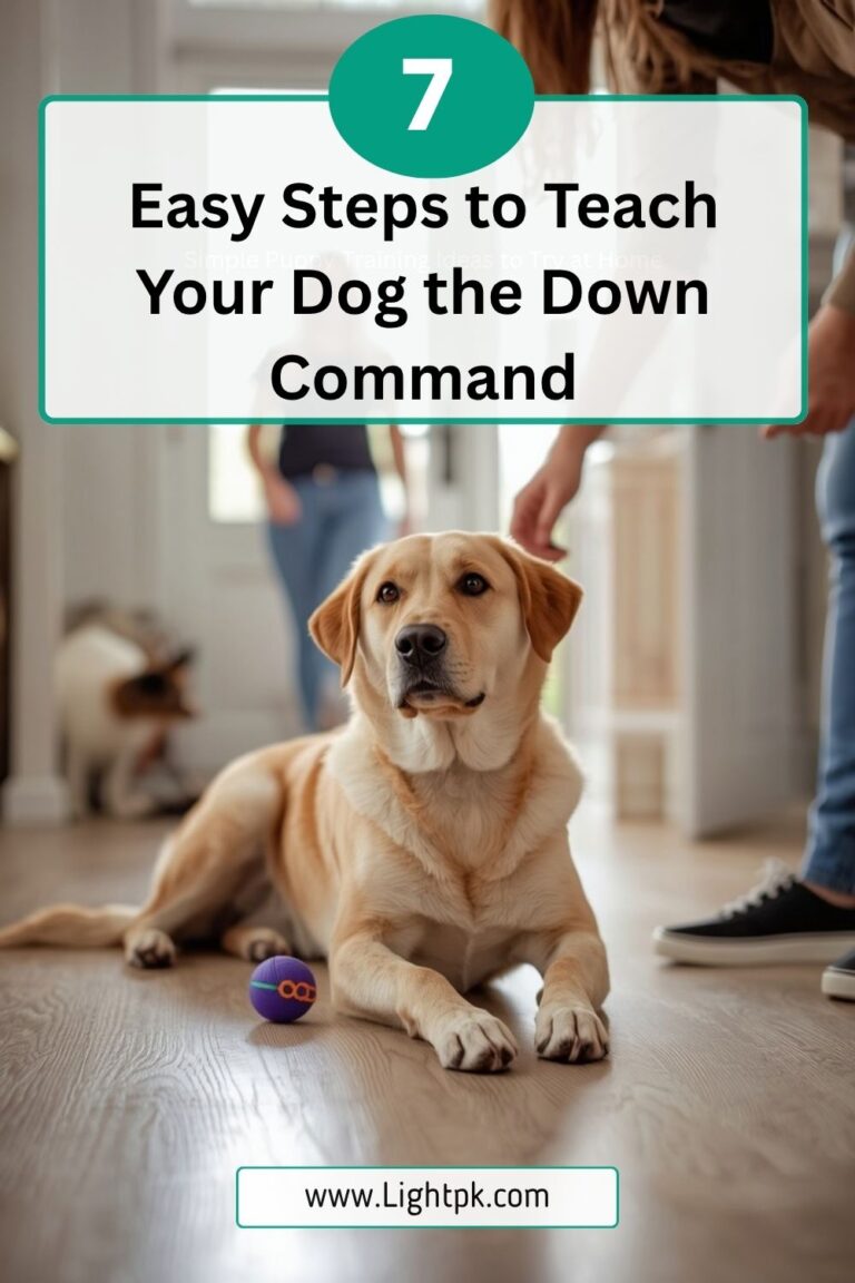 7 Easy Steps to Teach Your Dog the Down Command