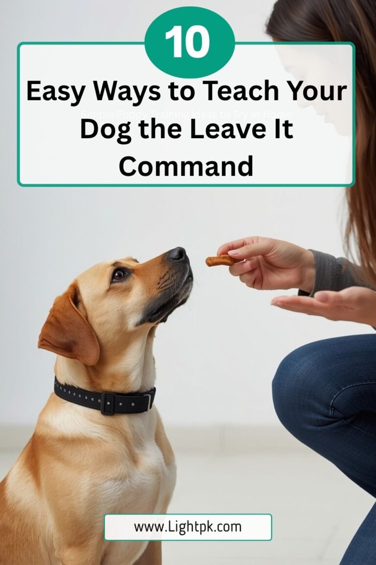 10 Easy Ways to Teach Your Dog the Leave It Command