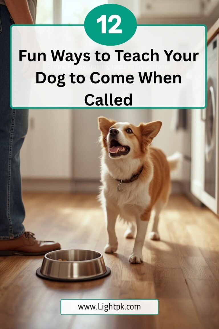 12 Fun Ways to Teach Your Dog to Come When Called