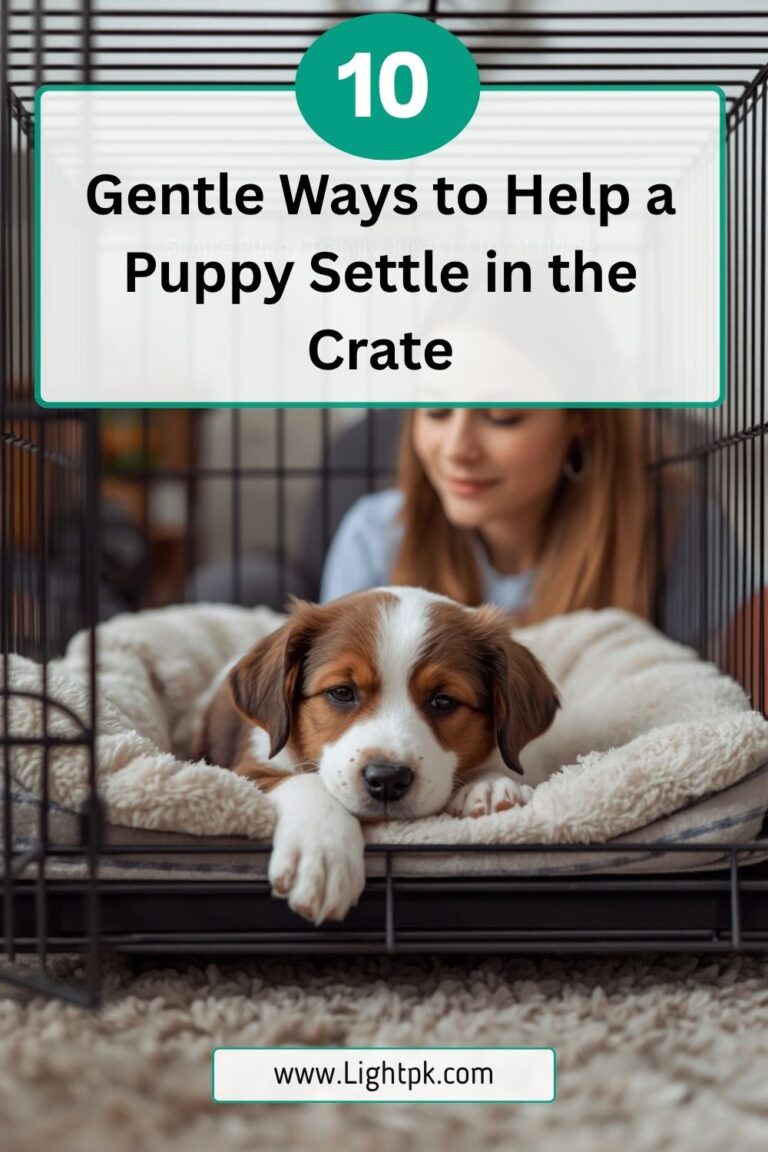 10 Gentle Ways to Help a Puppy Settle in the Crate