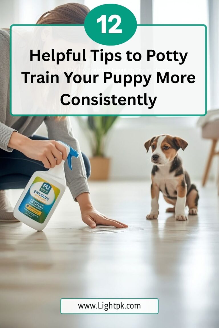 12 Helpful Tips to Potty Train Your Puppy More Consistently