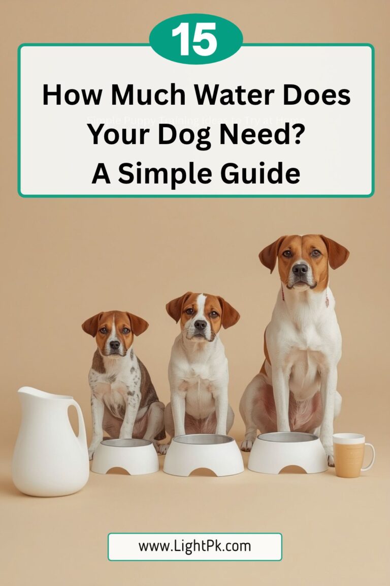 How Much Water Does Your Dog Need? A Simple Guide