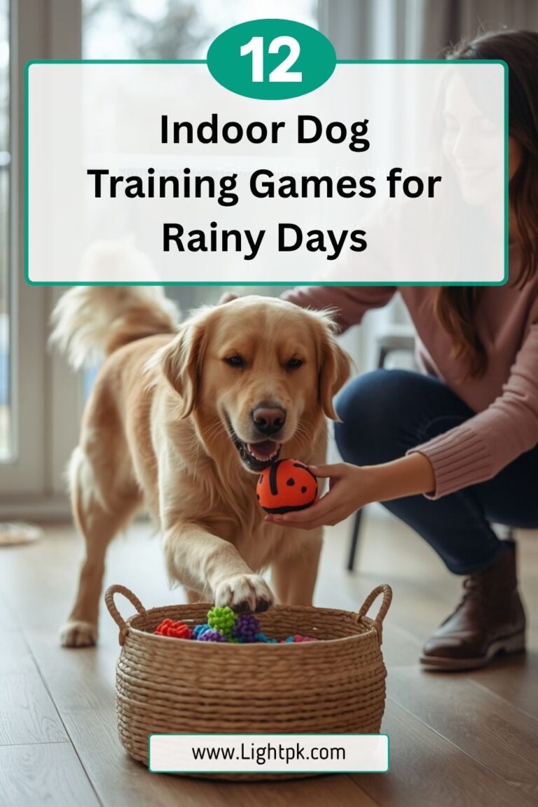 12 Indoor Dog Training Games for Rainy Days
