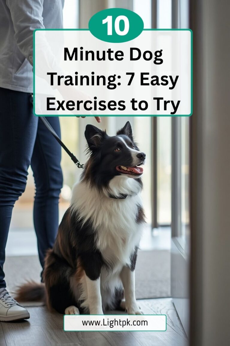 10-Minute Dog Training: 7 Easy Exercises to Try