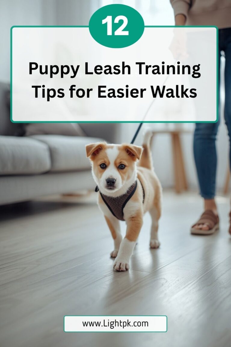 12 Puppy Leash Training Tips for Easier Walks