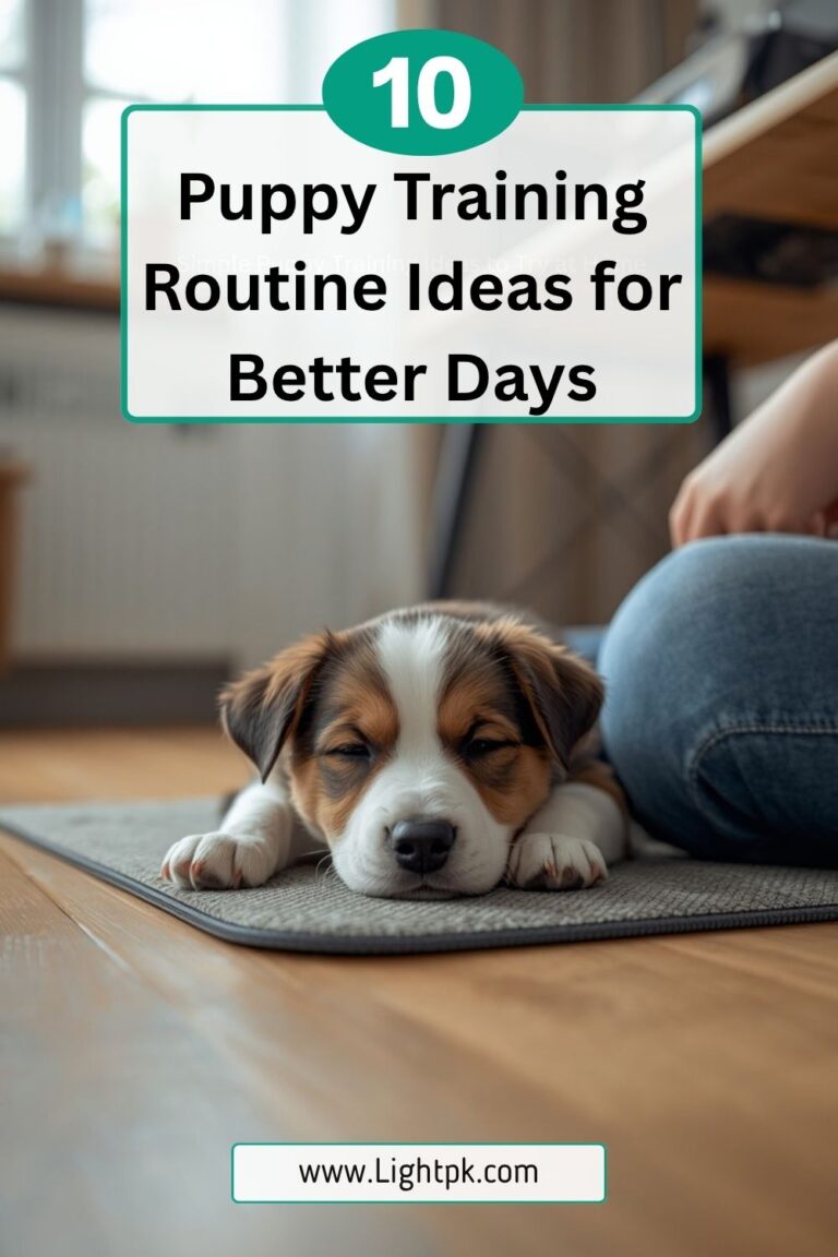 10 Puppy Training Routine Ideas for Better Days