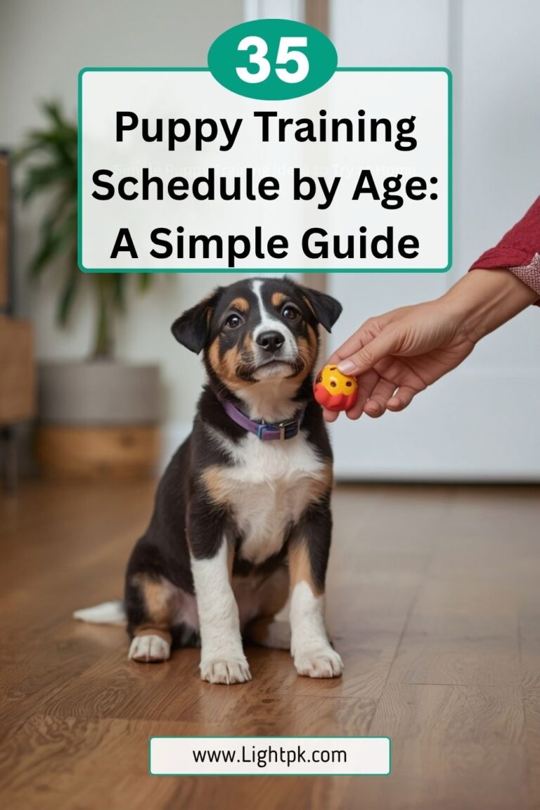 Puppy Training Schedule by Age: A Simple Guide