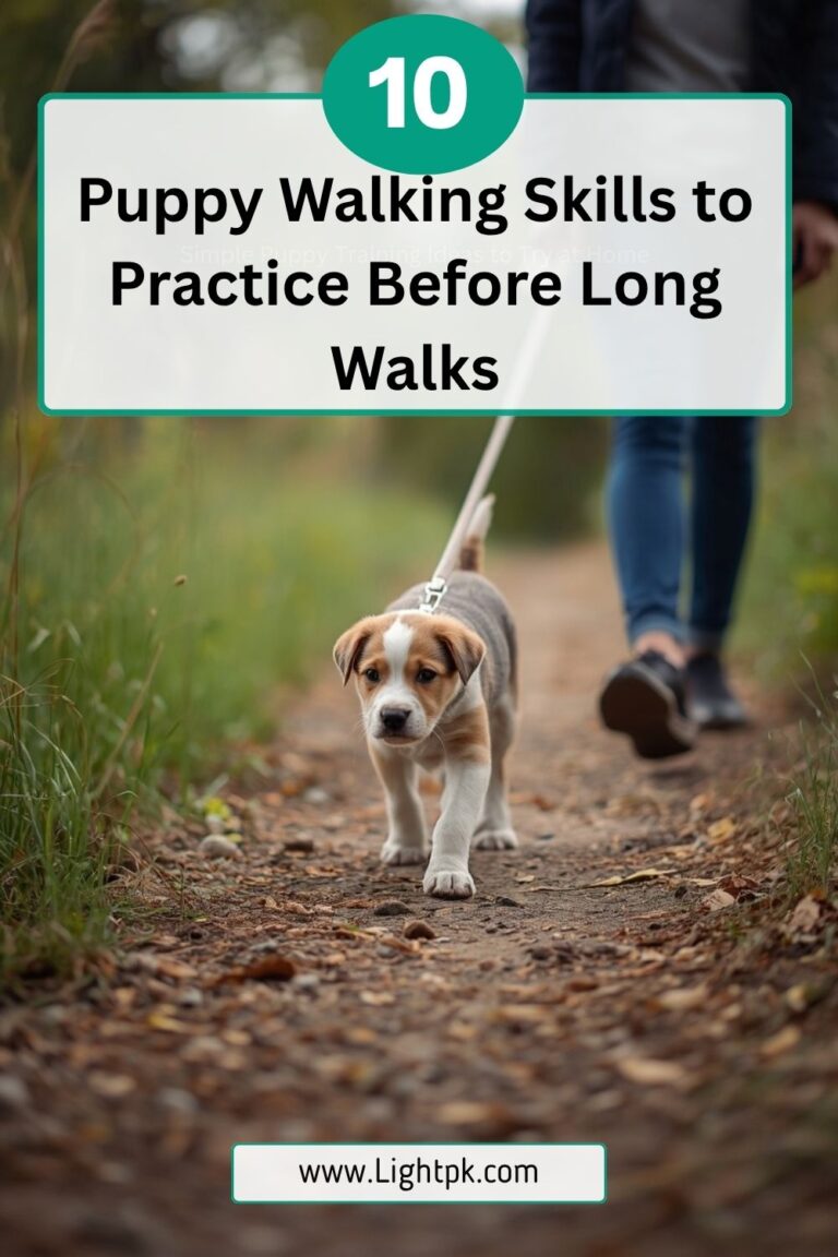 10 Puppy Walking Skills to Practice Before Long Walks