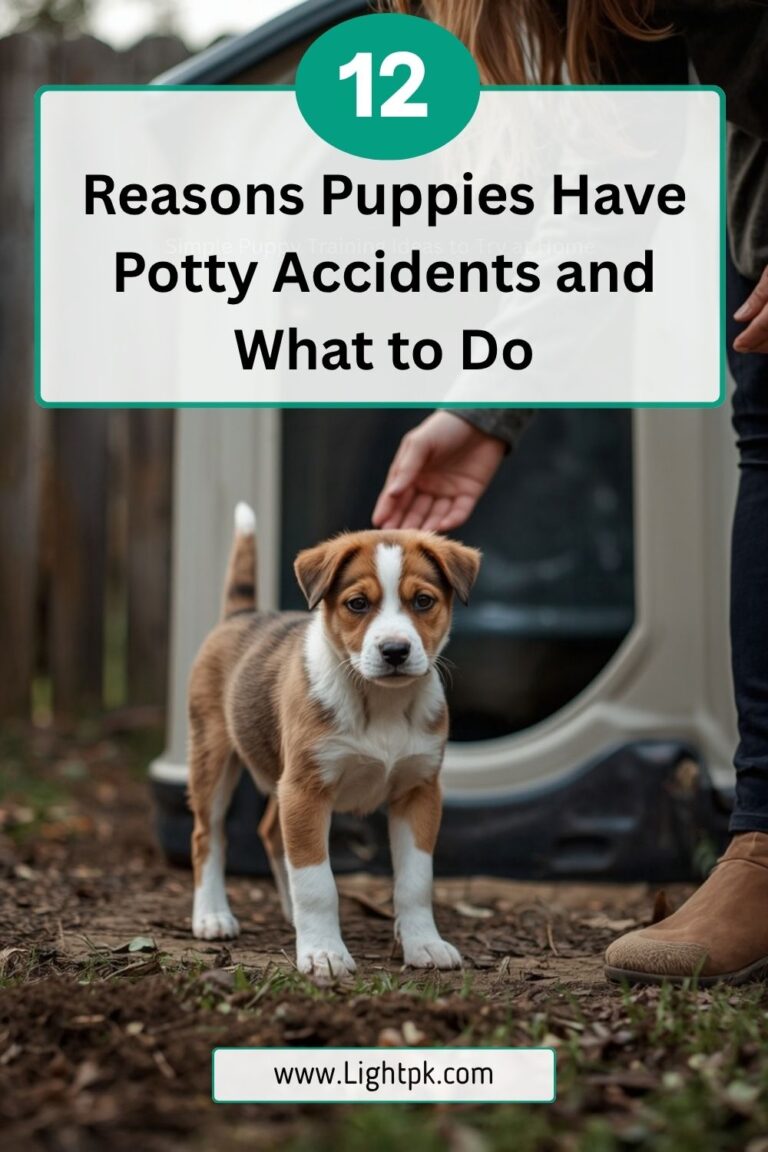 12 Reasons Puppies Have Potty Accidents and What to Do