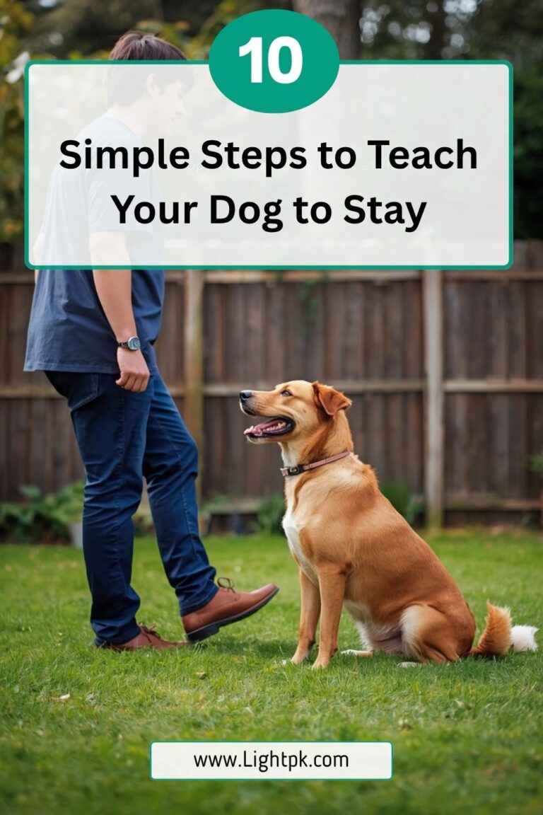 10 Simple Steps to Teach Your Dog to Stay