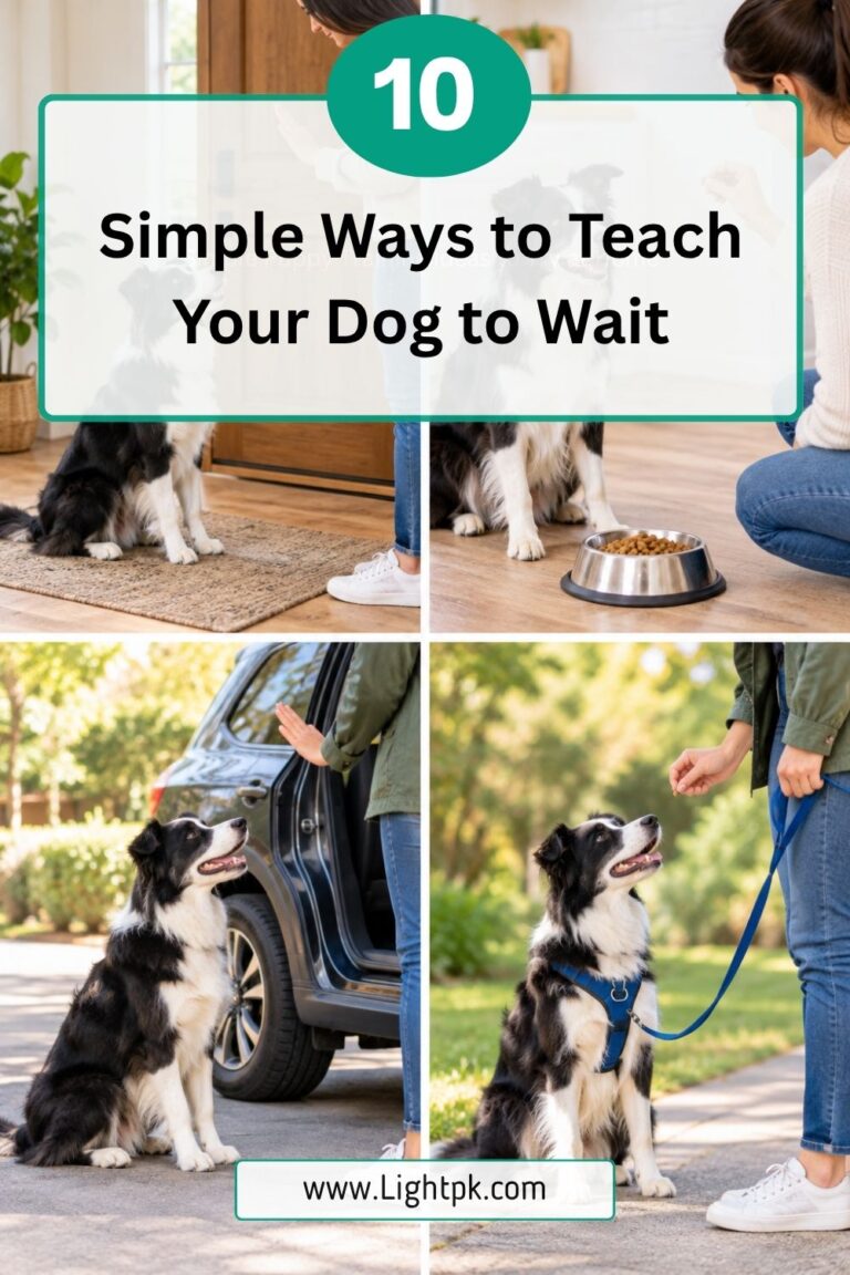 10 Simple Ways to Teach Your Dog to Wait