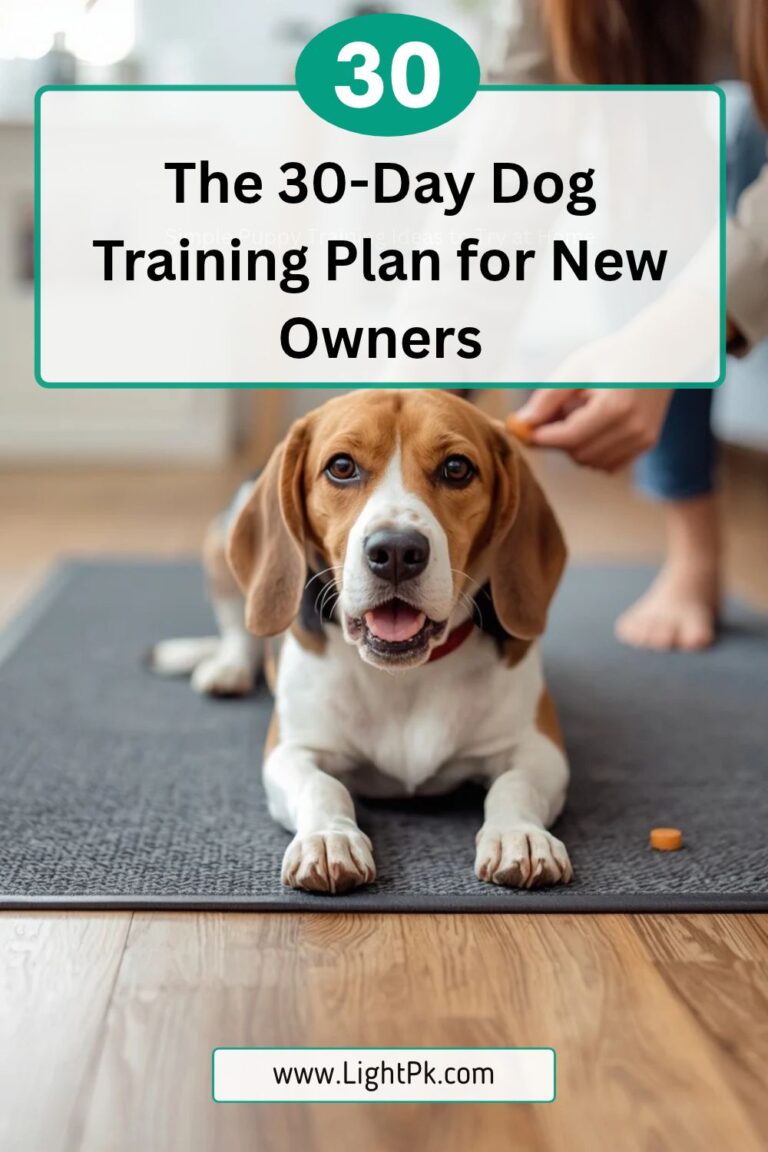 The 30-Day Dog Training Plan for New Owners