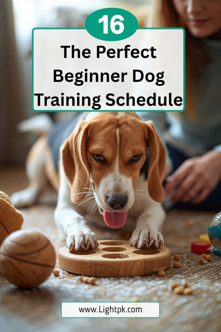 The Perfect Beginner Dog Training Schedule