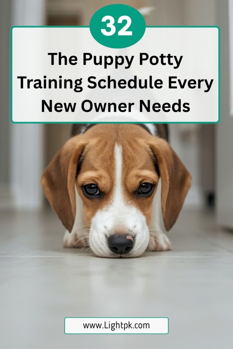 The Puppy Potty Training Schedule Every New Owner Needs
