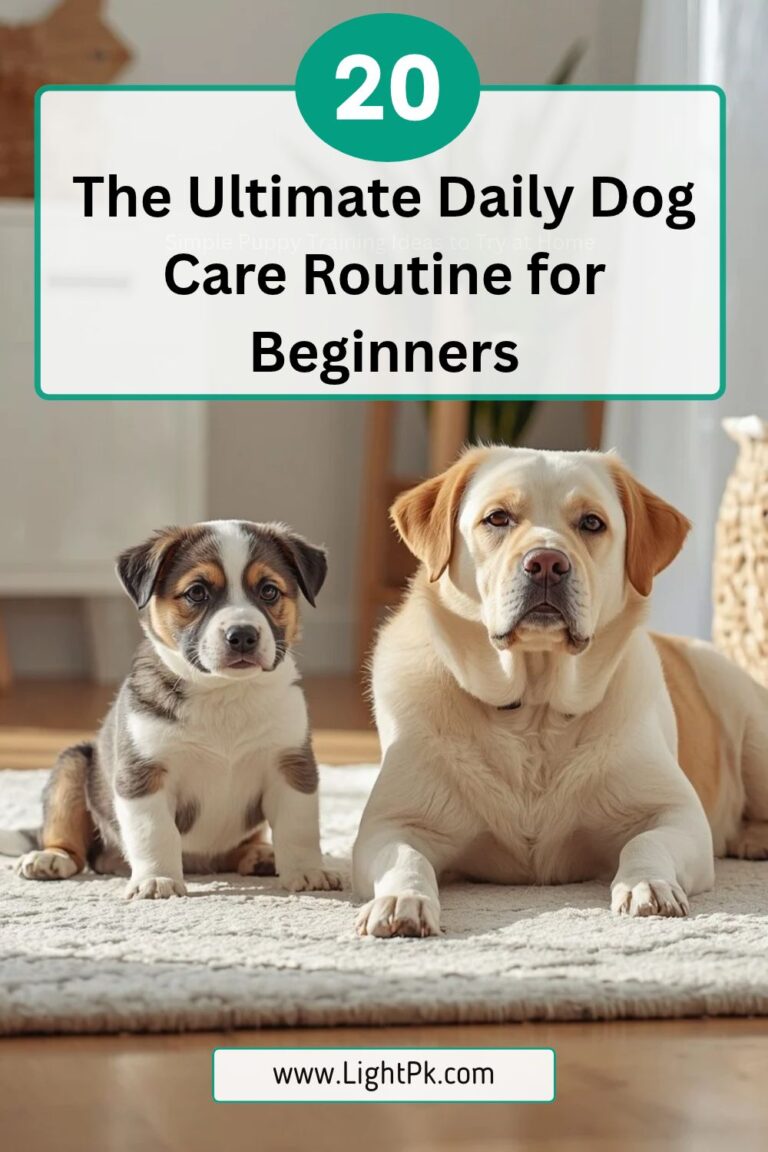 The Ultimate Daily Dog Care Routine for Beginners