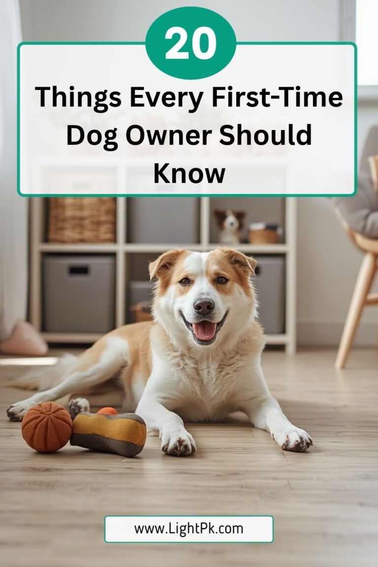 20 Things Every First-Time Dog Owner Should Know