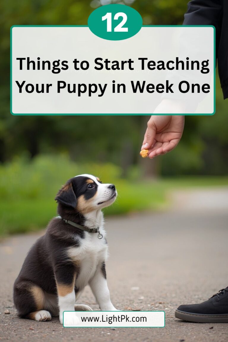 12 Things to Start Teaching Your Puppy in Week One