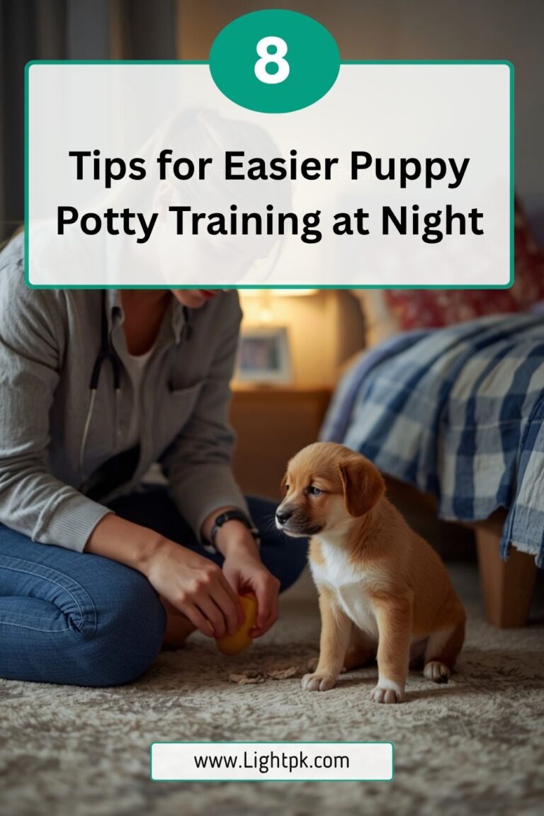 8 Tips for Easier Puppy Potty Training at Night