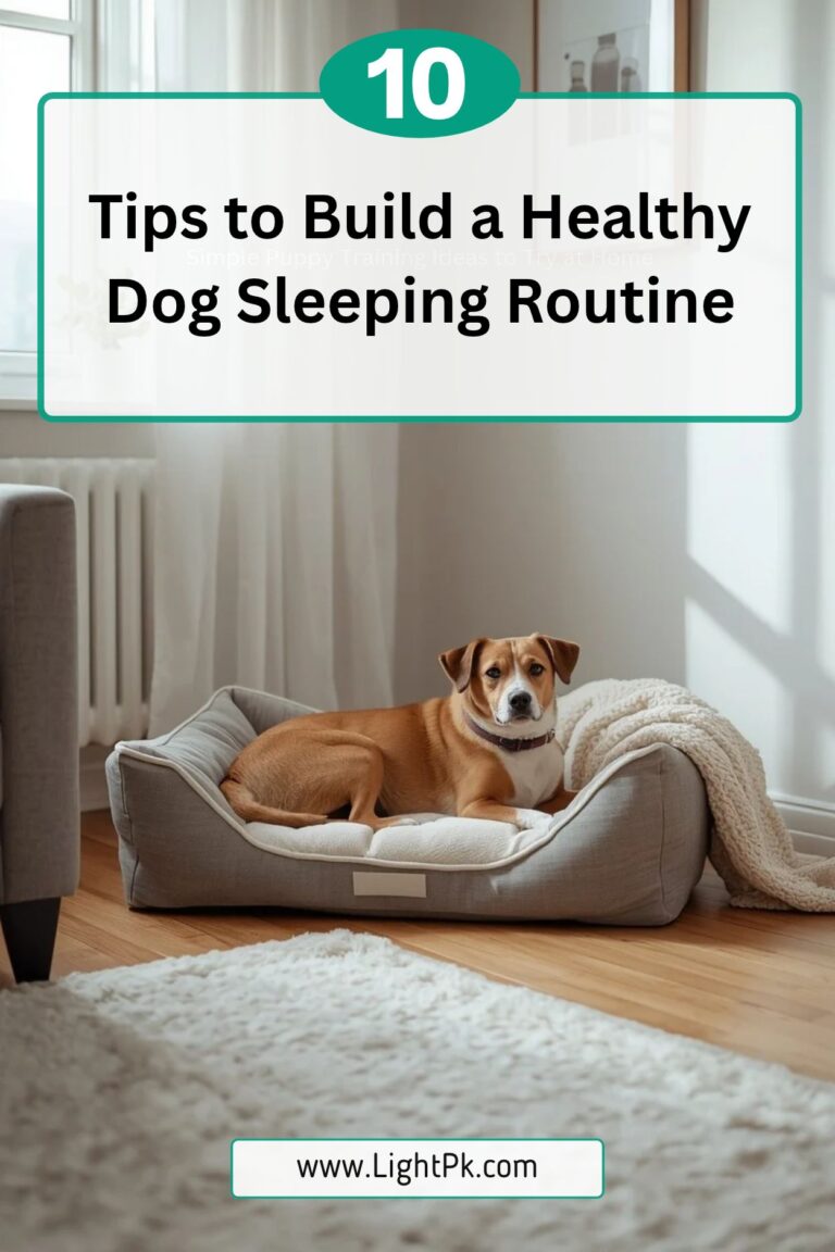 10 Tips to Build a Healthy Dog Sleeping Routine