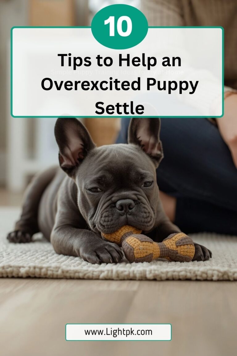 10 Tips to Help an Overexcited Puppy Settle