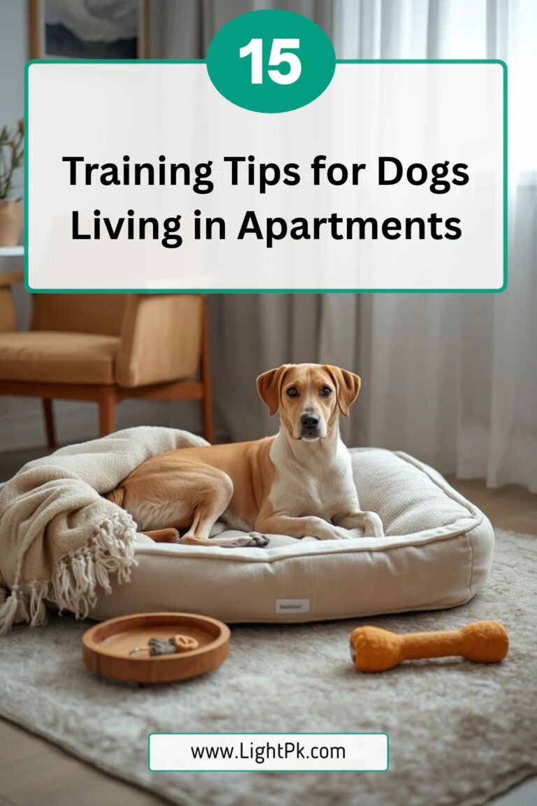 15 Training Tips for Dogs Living in Apartments