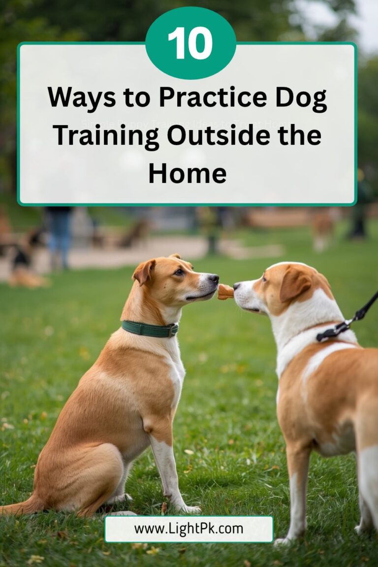 10 Ways to Practice Dog Training Outside the Home