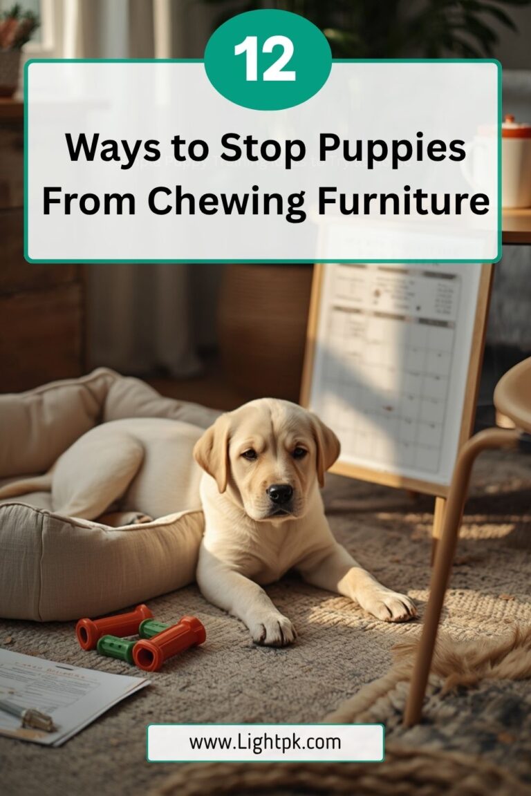 12 Ways to Stop Puppies From Chewing Furniture